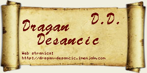 Dragan Desančić vizit kartica